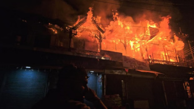 Photo of  नैनीताल में ओल्ड लंदन हाउस भीषण आग, प्रो. अजय रावत की बहन की मौत