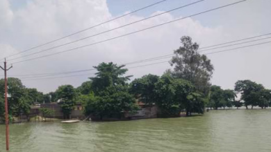 Photo of बलिया: 10 पक्के मकान नदी में डूबे, 60 हजार की आबादी प्रभावित