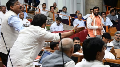 Photo of हरियाणा विस में हंगामा: ‘शैतान’ शब्द पर कांग्रेस बिफरी, सीएम बोले-कर्नल का नाम है…