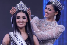 Photo of मनिका विश्वकर्मा के सिर सजा मिस यूनिवर्स इंडिया 2025 का ताज