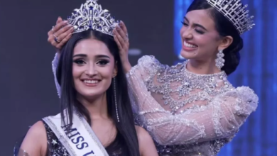 Photo of मनिका विश्वकर्मा के सिर सजा मिस यूनिवर्स इंडिया 2025 का ताज