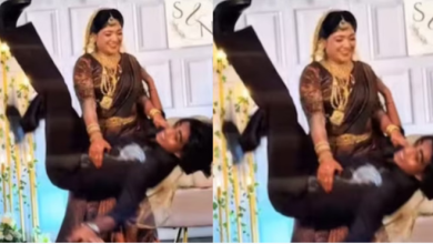 Photo of जयमाला बना अखाड़ा, दुल्हन ने दूल्हे को उठाकर ऐसा पटका की आंखे फाड़कर देखते रह गए रिश्तेदार