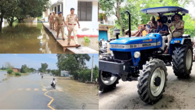 Photo of  30 से अधिक गांव चपेट में… हाईवे डूबे; ट्रैक्टर से पुलिस लाइन पहुंचे एसपी