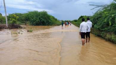 Photo of बोरदा में नाले के पानी की तेज आवक से जयपुर-सवाई माधोपुर रोड बंद
