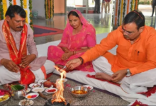 Photo of राजस्थान: मुख्यमंत्री शर्मा ने नवरात्र पर पूजा व पौधारोपण कर प्रदेश की खुशहाली की कामना