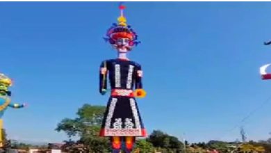 Photo of कोटा में होगा विश्व के सबसे ऊंचे रावण का दहन, 44 लाख के बने पुतले का साढ़े 13 हजार किलो है वजन