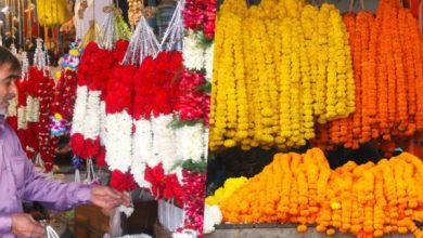 Photo of दिल्ली: दिवाली पर फूलों की महक से बाजार गुलजार