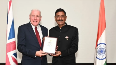 Photo of रक्षा राज्य मंत्री संजय सेठ की ब्रिटिश मंत्री वर्नन कोकर के साथ बैठक