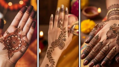 Photo of अहोई अष्टमी पर हाथों की शोभा बढ़ाएंगे 5 सिंपल मेहंदी डिजाइन