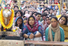 Photo of महिला विश्व कप के बीच महाकाल का आशीर्वाद लेने उज्जैन पहुंची भारतीय महिला टीम