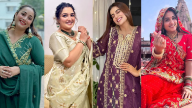 Photo of भोजपुरी अभिनेत्रियों के पारंपरिक लुक से लें इंस्पिरेशन