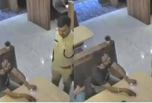 Photo of रेस्तरां में बैठे लड़का-लड़की से दारोगा ने की बदसलूकी, वीडियो पर भड़के लोग