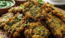 Photo of शाम की चाय: इस क्रंची पालक-सरसों साग पकौड़े के साथ दोगुना हो जाएगा मौसम का मजा 