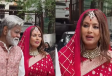 Photo of 52 साल की महिमा चौधरी ने संजय मिश्रा संग रचाई दूसरी शादी