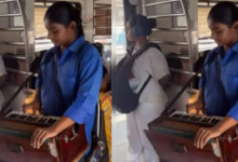 Photo of सुबह हारमोनियम बजाकर करती है कमाई, रात में होती है पढ़ाई