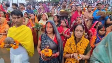 Photo of दिल्ली से लेकर वाराणसी तक छठ पूजा की धूम