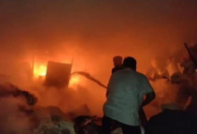 Photo of स्क्रैप स्टोर में लगी भीषण आग, लाखों का सामान जलकर राख