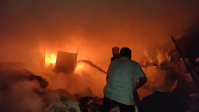 Photo of स्क्रैप स्टोर में लगी भीषण आग, लाखों का सामान जलकर राख