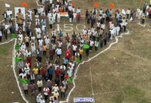 Photo of 400 कैदियों ने बनाया भारत का विशाल नक्शा, सरदार पटेल को दी अनोखी श्रद्धांजलि