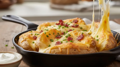 Photo of शाम की हल्की भूख में ऐसे बनाएं बेक्ड चीज पोटैटो