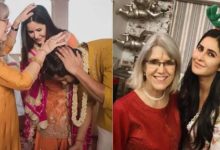 Photo of नाती को देखने अस्पताल पहुंचीं कटरीना कैफ की मां