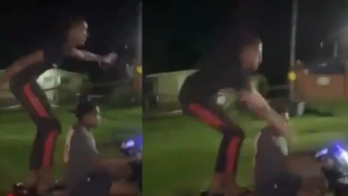 Photo of स्कूटी पर खड़े होकर स्टंट कर रहा था लड़का…