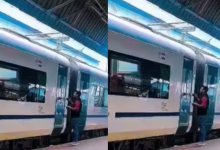 Photo of वंदे भारत ट्रेन में सफर कर रहा था युवक, स्टेशन पर उतर गया चाय पीने