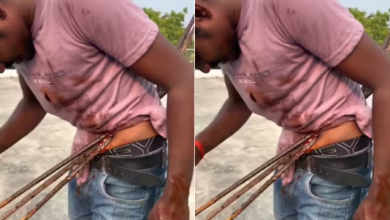 Photo of शख्स के पेट में घुसा सरिया, पर जैसे ही आगे बढ़ा वीडियो सच्चाई आई सामने