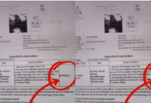 Photo of हेलमेट नहीं पहना तो स्कूटी सवार पर ठोका गया 20 लाख रुपये का चालान