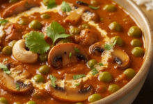 Photo of लंच हो या डिनर, ‘मटर मशरूम मसाला’ की ये आसान रेसिपी जीत लेगी सबका दिल