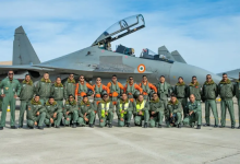 Photo of भारत-फ्रांस का शक्ति प्रदर्शन, फ्रांस के लड़ाकू विमान के साथ सुखोई-30 ने दिखाया दम