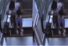 Photo of अचानक टूटा एस्केलेटर और उसमें महिला समा गई नीचे, गोद में था बच्चा