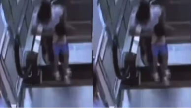 Photo of अचानक टूटा एस्केलेटर और उसमें महिला समा गई नीचे, गोद में था बच्चा