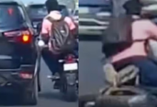 Photo of ओवरटेक की हड़बड़ी में मौत के मुंह में पहुंच गए बाइक सवार