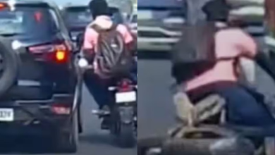 Photo of ओवरटेक की हड़बड़ी में मौत के मुंह में पहुंच गए बाइक सवार