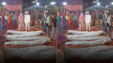 Photo of दूल्हा-दुल्हन की एंट्री के वक्त सामने पड़े थे कफन ओढ़े लोग