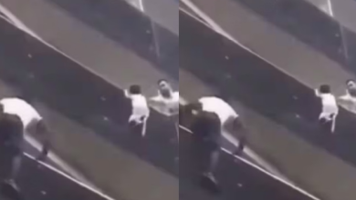 Photo of 8वीं मंजिल से गिरने ही वाला था बच्चा, मंजर देख लोगों की अटकी सांसें