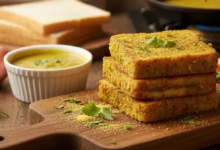 Photo of मिनटों में तैयार होने वाला नाश्ता है ब्रेड बेसन टोस्ट