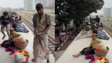 Photo of चलती ट्रेन की छत पर पिकनिक मनाते दिखे लोग, वायरल वीडियो ने इंटरनेट पर मचाई सनसनी
