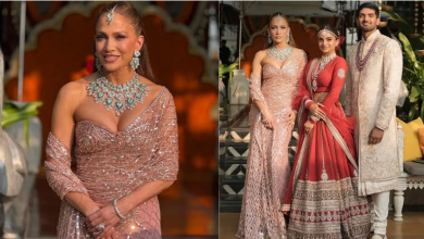Photo of उदयपुर में नेत्रा-वाम्सी की रॉयल शादी में करोड़ों की फीस और रोज-गोल्ड साड़ी में JLo ने चुराई लाइमलाइट