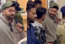 Photo of ये तो हमारा देखभाल करा है, रांची एयरपोर्ट पर रोहित शर्मा का मस्‍तमौला वीडियो