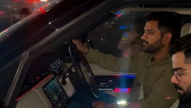 Photo of ‘माहीराट’ की रांची में मुलाकात, धोनी ने खुद अपनी कार चलाकर कोहली को होटल तक छोड़ा