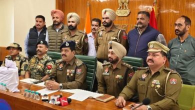 Photo of पंजाब:  गुरदासपुर पुलिस की बड़ी कार्रवाई, BSF के साथ अभियान में… 