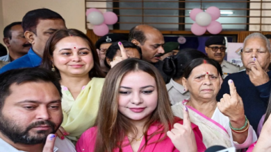 Photo of बिहार चुनाव: मतदान के पहले चरण में नेताओं का उत्साह चरम पर, दिग्गजों ने डाला वोट