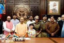 Photo of खाकी वर्दी में सीएम योगी से मिलने पहुंचीं DSP दीप्ति शर्मा