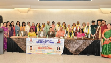 Photo of अमेरिकी टीम ने दिल जीत लिया, इंदौर में दान कीं 20 सिलाई मशीनें