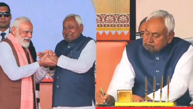 Photo of बिहार में NDA का शक्ति प्रदर्शन: PM मोदी ने पांच बार झुककर किया अभिवादन