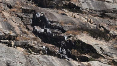 Photo of  उत्तरकाशी: गंगोत्री नेशनल पार्क में पारा गिरने से जमे नदी-नाले