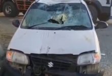 Photo of लुधियाना नेशनल हाईवे पर गुंडागर्दी, शादी से लाैट रहे युवक की कार पर पथराव