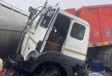 Photo of पंजाब में धुंध का कहर: मोगा में भिड़े कई वाहन, बाइक सवार की माैत